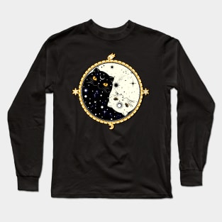 Yin Yang Kittens Long Sleeve T-Shirt